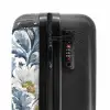 Barok bloemen patroon blauw NBS - Handbagage koffer - Volwassenen Unisex middel -slot