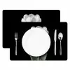Tulp - Patroon - Blauw Placemat vinyl groot -zzsfeer2_Kitchenyeah-website