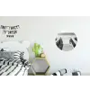 Loopbrug - Hout - Strand - Zee Wandcirkel aluminium klein -kinderkamer