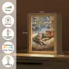 Kat - Kerst - Winter - Dier Light Box met kabel (Tafellamp) klein -USP_NL