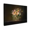 Glazen - Bloemen - Boeket - Kleuren canvas 2cm klein -z3d