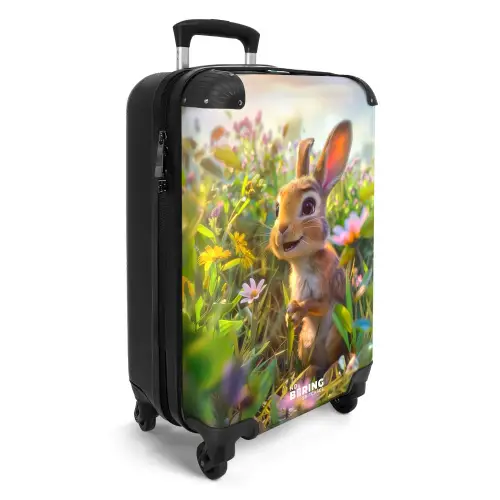 Kareltje konijn Koffer - NBS - Handbagage middel -productfoto_3d