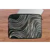 Lijnen - Patroon - Abstract - Wit laptophoes neopreen klein -tafel