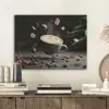 Cappuccino - Kop - Bonen - Bruin PET vilt klein -sfeer1