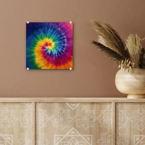 Regenboogkleuren - Spiraal - Kleurrijk plexiglas 5mm klein -sfeer5