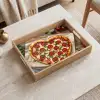 Pizza - Hart - Pepperoni - Tomaat Dienblad Rechthoek middel -sfeer1