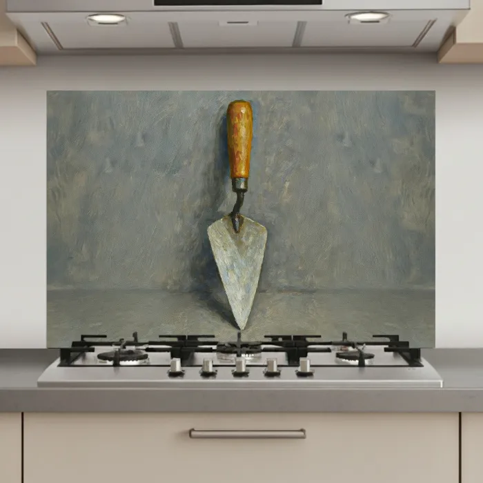 Troffel - Verf - Gereedschap keuken achterwand spatscherm klein -3d_website