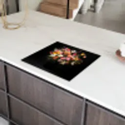 Vaas - Bloemen - Tulpen Inductie beschermer vinyl 3mm middel -sfeer8