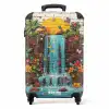 Waterval in graffiti stijl NBS - Handbagage koffer - Kinderen Unisex middel -productfoto_recht