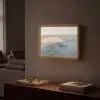 Golf - Zee - Water Light Box met batterij (Wandlamp) middel -sfeer1