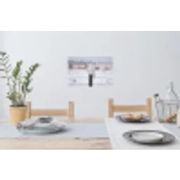 Sneeuwuil - Hek - Sneeuw - Wit Muursticker klein -eettafel