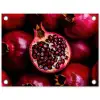 Granaatappel - Rood - Fruit tuinposter los doek klein -3d