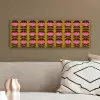 Abstract - Bloemen - Roze canvas 2cm klein 828 -sfeer3