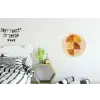 Cirkels - Geel - Minimalistisch Wandcirkel aluminium klein -kinderkamer
