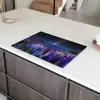 Sterrenlicht over Lupineveld Inductie beschermer vinyl 3mm klein -sfeer8