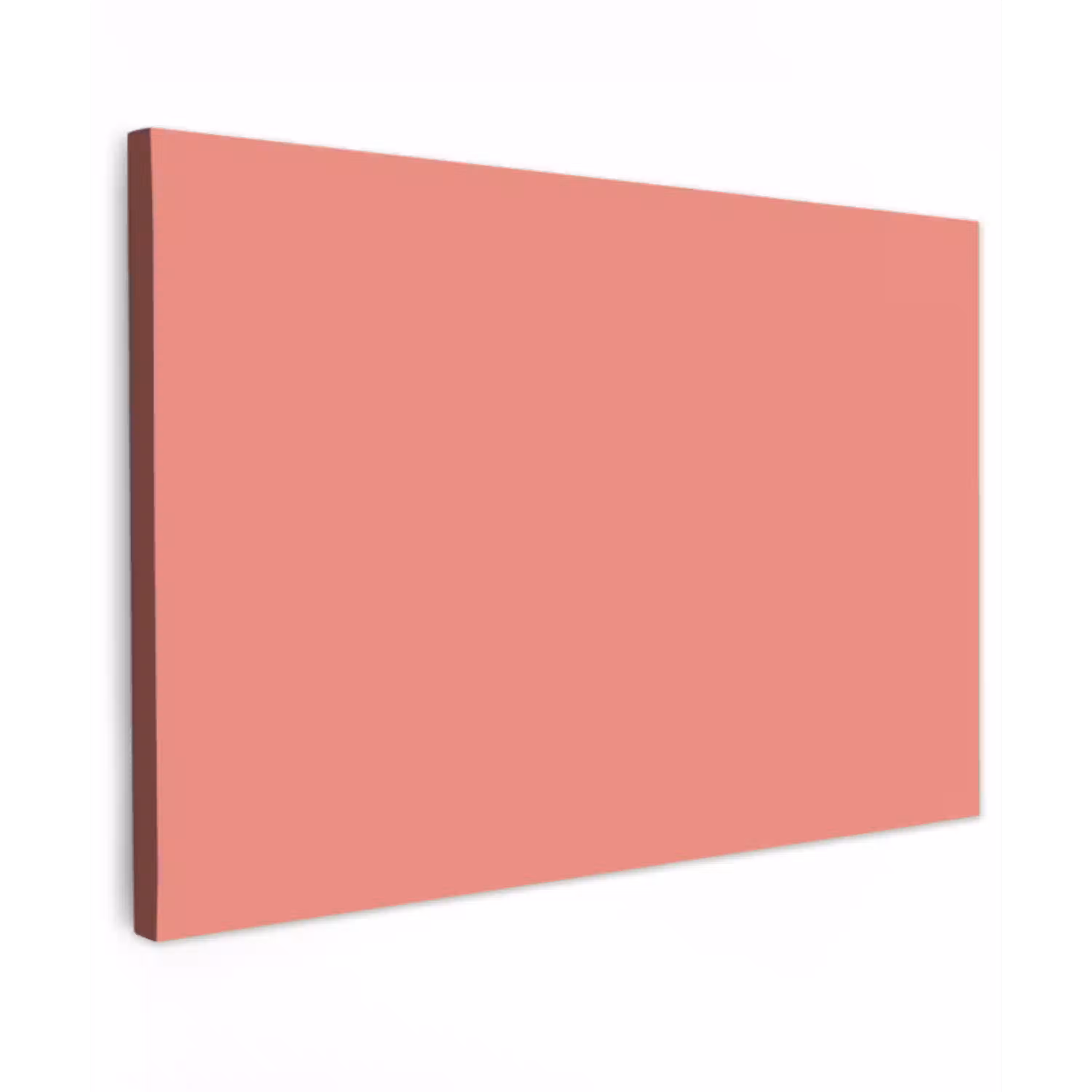 Dusty - Peach - Koraal Tuinposter op houten frame 2 cm dik klein 845 -3d