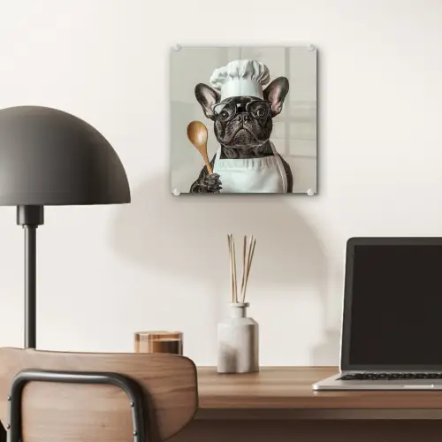 Bril - Hond - Kok plexiglas 5mm klein -sfeer6