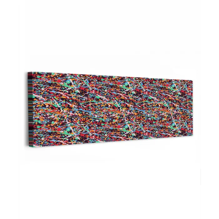 Spat - Abstract - Waterverf - Multi canvas 2cm klein 828 -z3d
