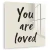 Minimalistisch - Beige - Love plexiglas 5mm klein -zzzproduct_nieuw