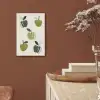 Appels - Groen - Illustratie - Bladeren aluminium wit klein -sfeer4