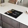 Quotes - Spreuken - Keuken - Papa's keuken - Papa Inductie beschermer vinyl 3mm groot -sfeer8
