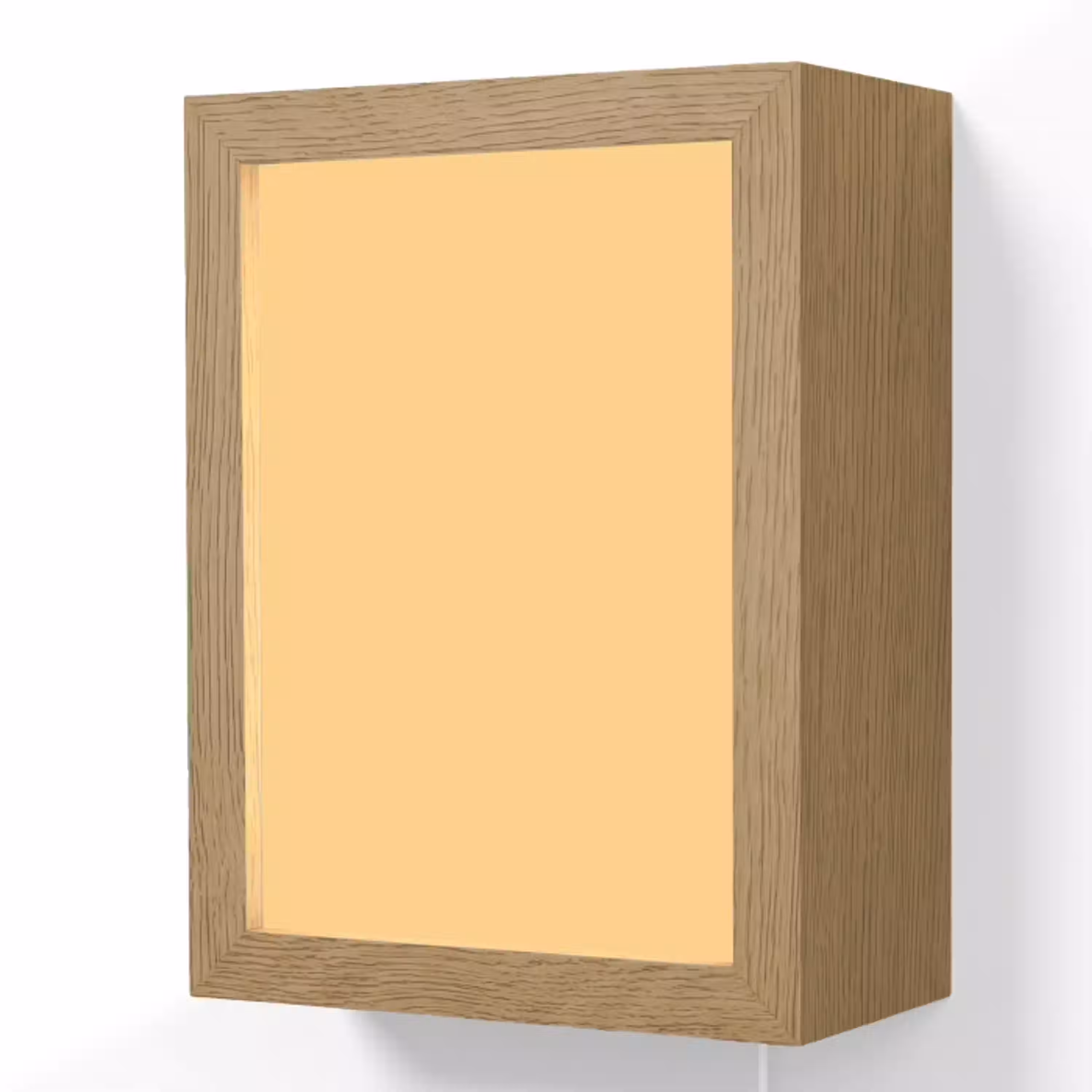 Apricot - Ice - Oranje Light Box met kabel (Wandlamp) klein 929 -3d