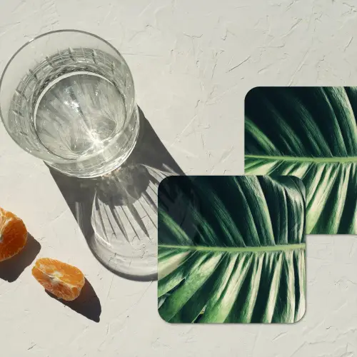 Tropisch - Inductie mat - Natuur - Inductie beschermer - Jungle onderzetter kurk middel -sfeer4