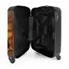 Twee bruine leeuwen NBS - Handbagage koffer - Kinderen Unisex middel -binnenkant