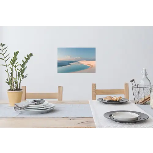 Duinen - Waterplas - Oneindige rust Muursticker klein -eettafel