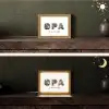 Opa - Lettercollage Light Box met kabel (Tafellamp) klein -sfeer3