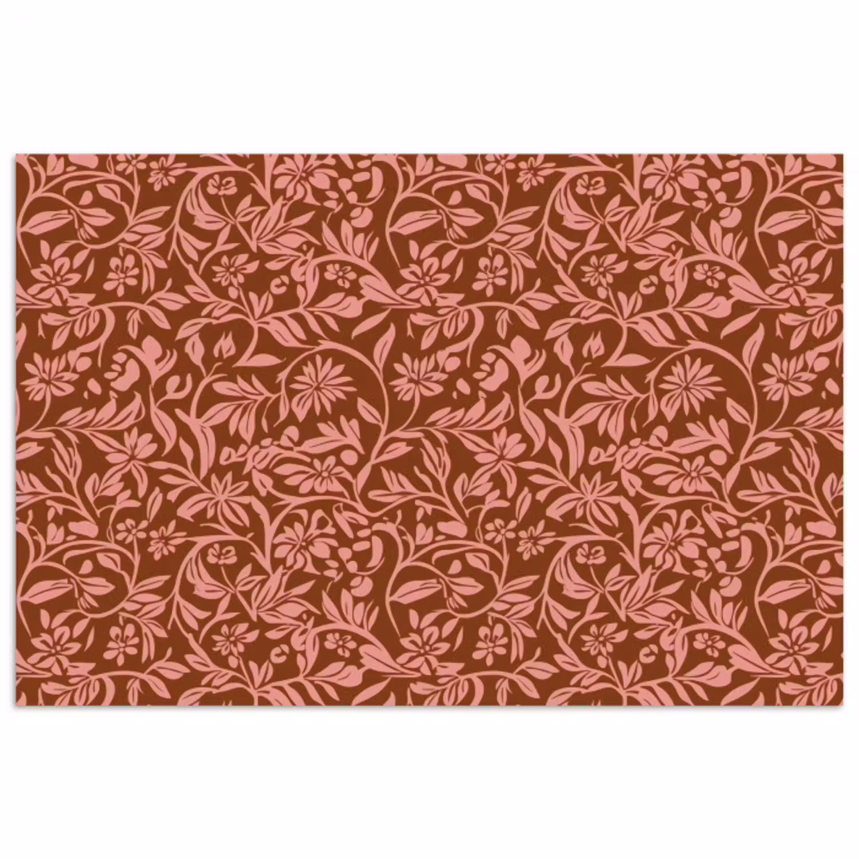 Bloemen - Print - Roze poster papier klein 62 -3d