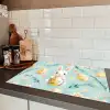 Konijn - Eieren - Takjes Inductie beschermer vinyl 3mm klein -sfeer3