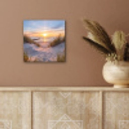 Strand - Zonsondergang - Natuur - Landschap aluminium wit klein -sfeer4