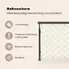 Patroon - Bloemen - Beige Balkonbeschermer Duitsland klein 596 -specs_NL