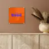 See the good - Paars - Oranje - Smiley plexiglas 5mm klein -sfeer5