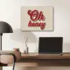 Oh honey - Rood - Schaduw PET vilt klein -sfeer5