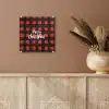 Geruit - Rood - Tekst - Christmas plexiglas 5mm klein -sfeer5