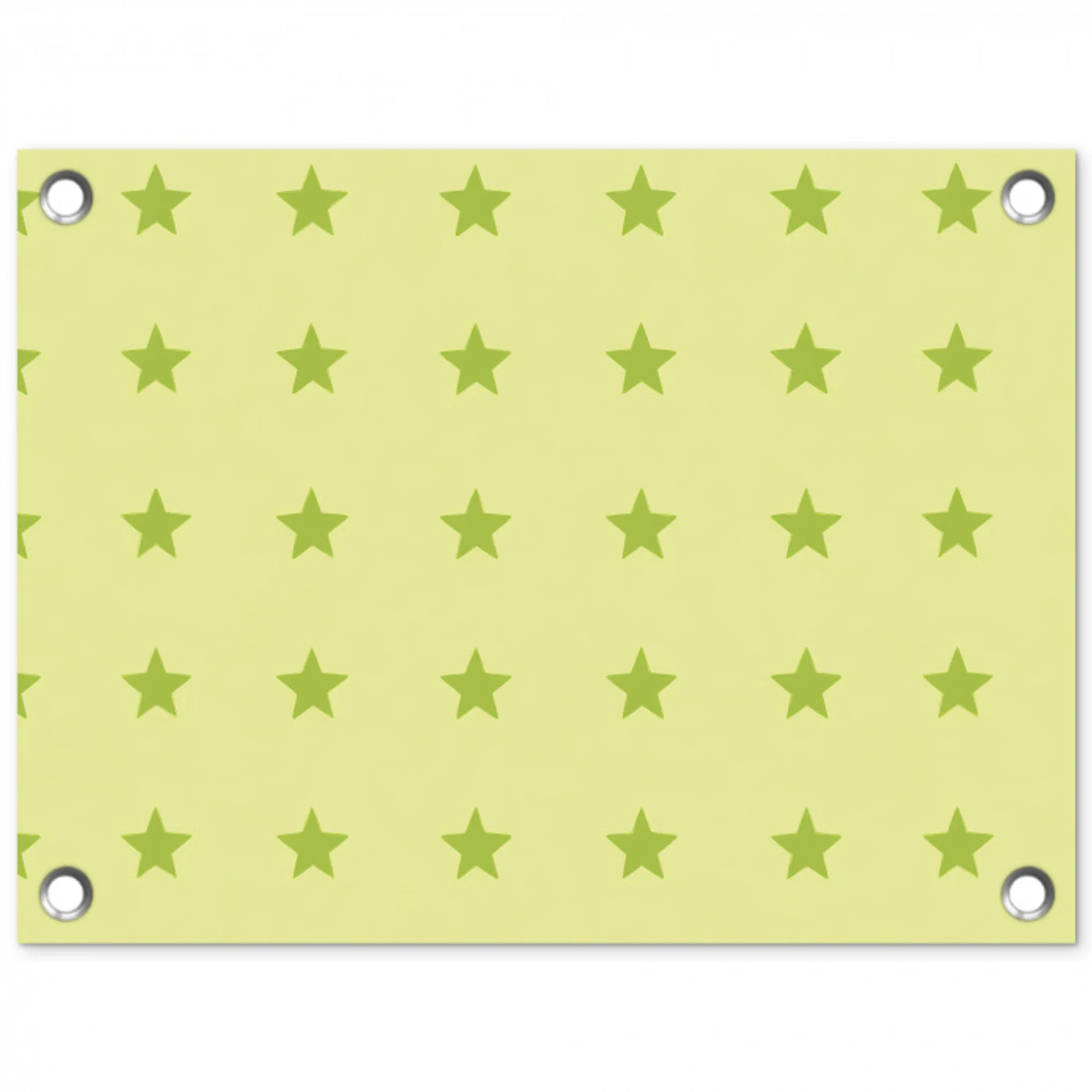 Sterren - Patroon - Groen tuinposter los doek klein 239 -3d