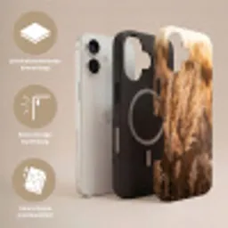 Rietpluimen - Gras - Zonsondergang - Goud - Serene Toughcase MagSafe Apple iPhone 17 klein -USP_Lagen_NL