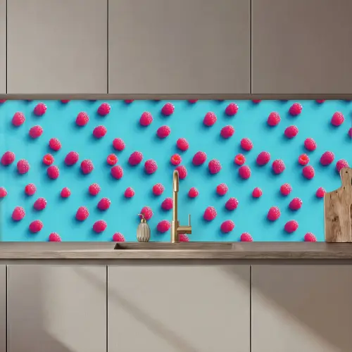 Blauw - Frambozen - Roze keuken achterwand 2 middel 871 zz_3dshopping