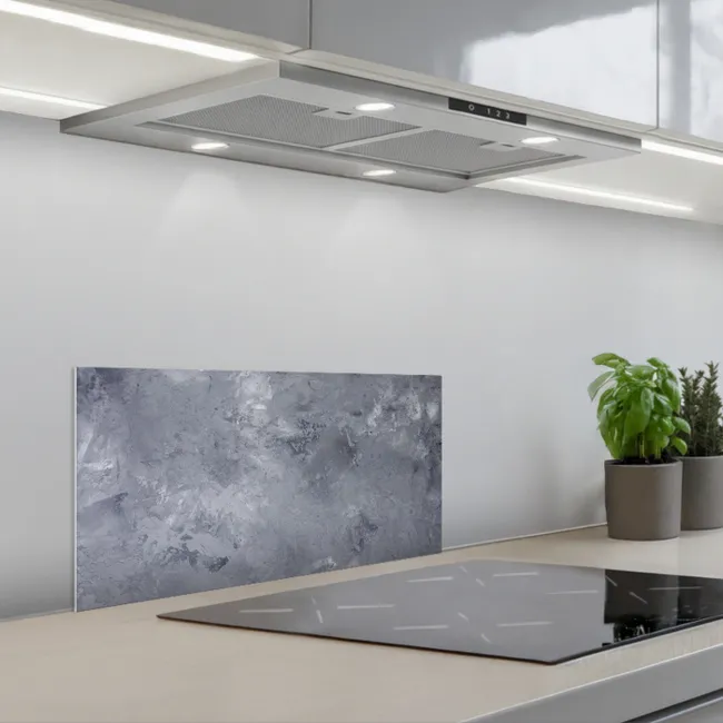 Wolken van Beton keuken achterwand spatscherm klein -3d_schuin