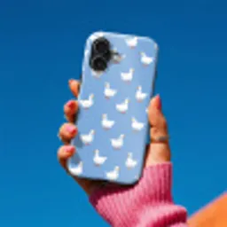 Ganzen - Elegant - Blauw Toughcase MagSafe Apple iPhone 17 klein 1017 -Sfeer1V