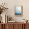Meeuw - Wit - Zee - Mistig Light Box met kabel (Tafellamp) klein -sfeer2