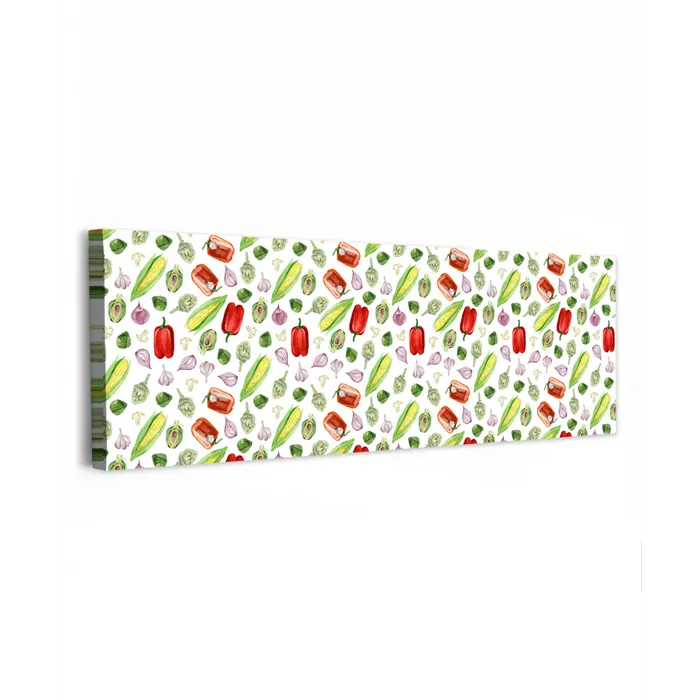 Paprika - Maïs - Patroon - Groente canvas 2cm klein 828 -z3d