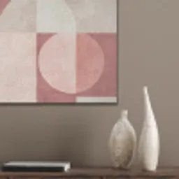Figuren - Abstract - Roze PET vilt klein -sfeer6_closeup
