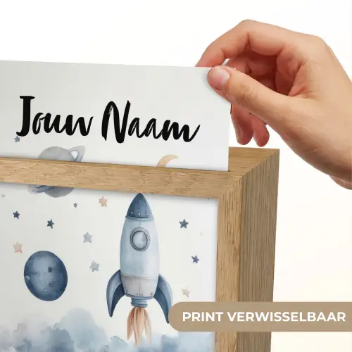 Waterverf - Planeten - Sterren - Raket Light Box met kabel (Kinderlampje) klein -USP_websiteprintNL