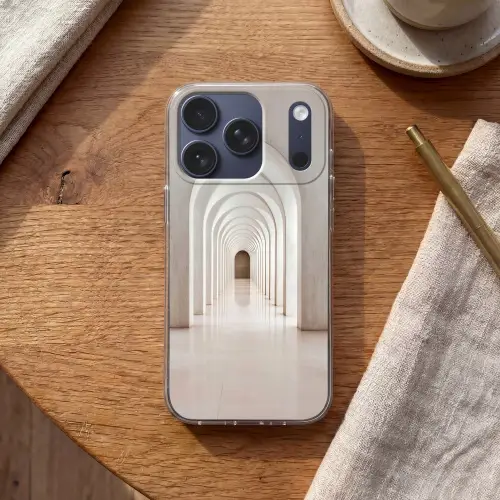 Hal - Bogen - Symmetrisch - Modern Telefoonhoesje iPhone 17 Pro klein -sfeer1