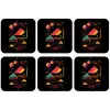 Piramides - Cirkels - Neonkleuren - Geometrisch onderzetter kurk middel -zkaufland3dotto