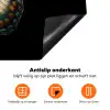 Vlinder - Kleurrijk - mozaïekachtig Inductie beschermer vinyl 3mm klein -zzzzzzz-td-onderkant