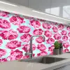 Bloemen - Rozen - Patroon keuken achterwand 2 middel 871 -3d_schuin